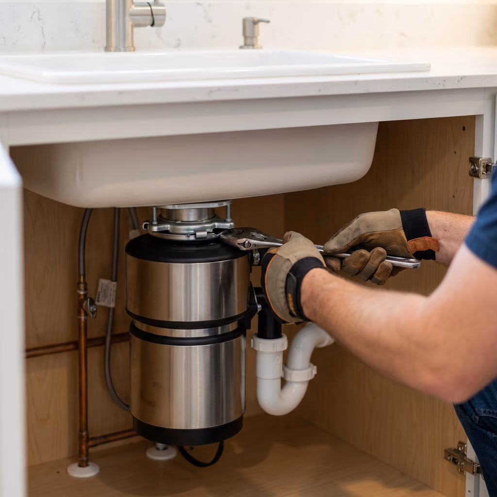 Garbage disposal installation