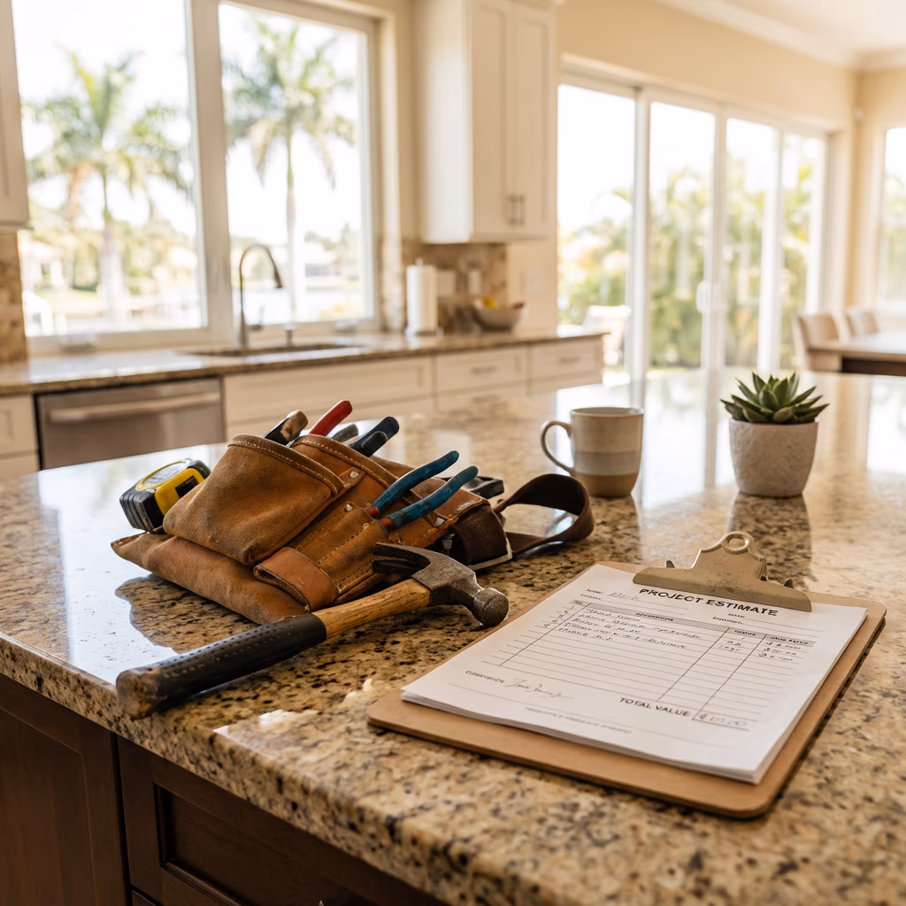 Handyman cost and pricing guide for Southwest Florida home repairs