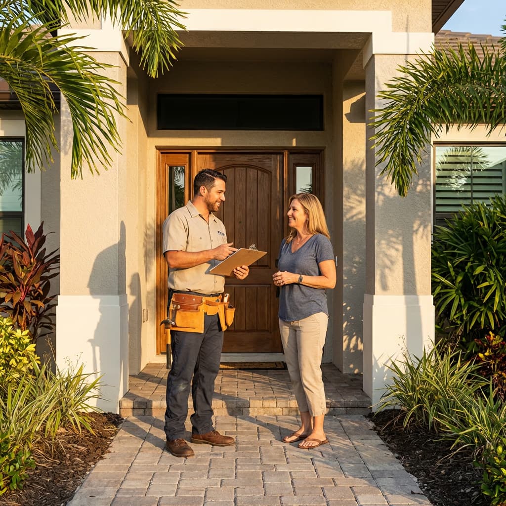 Handyman and contractor comparison for Florida home repair projects