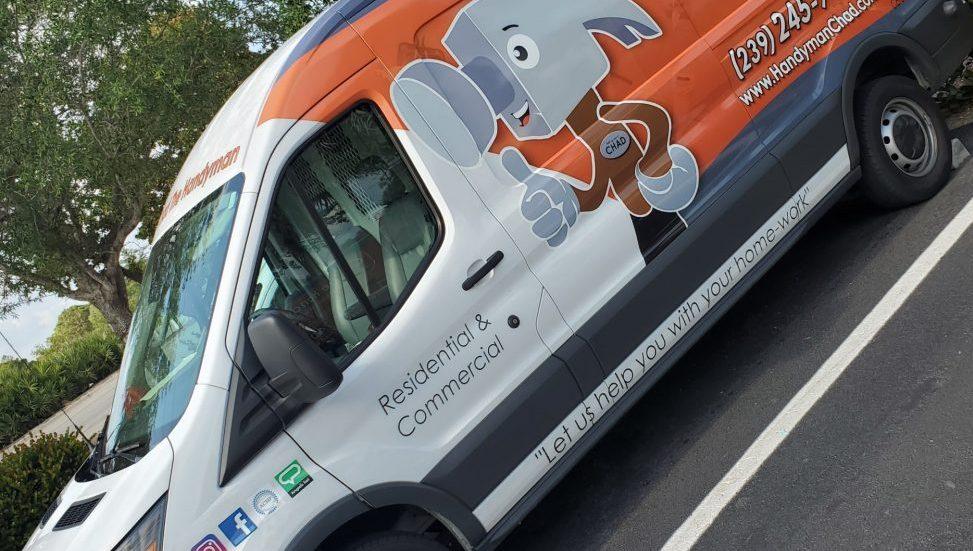 Chad The Handyman Got New Service Vans Wrapped And Detailed. » CHAD THE